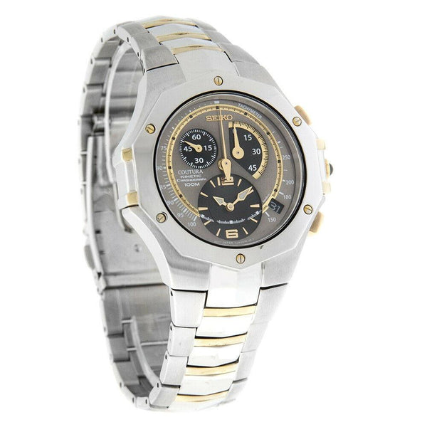 Seiko Men's SNL036 Coutura Chronograph Two-Tone Stainless Steel Watch