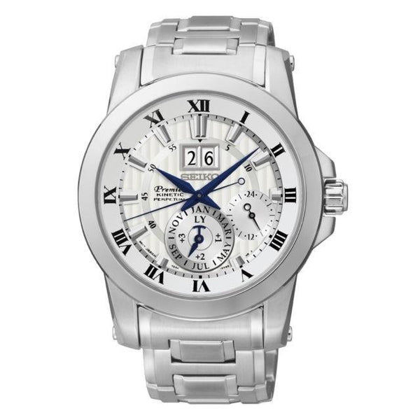 Seiko Men's SNP091 Premier Stainless Steel Watch