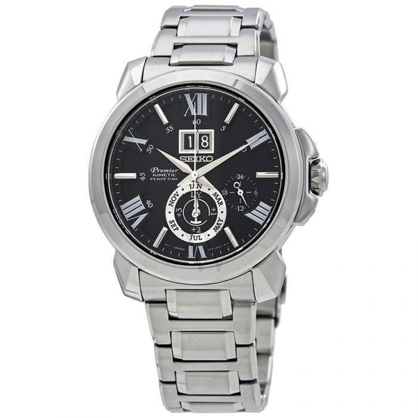 Seiko Men's SNP141 Premier Stainless Steel Watch