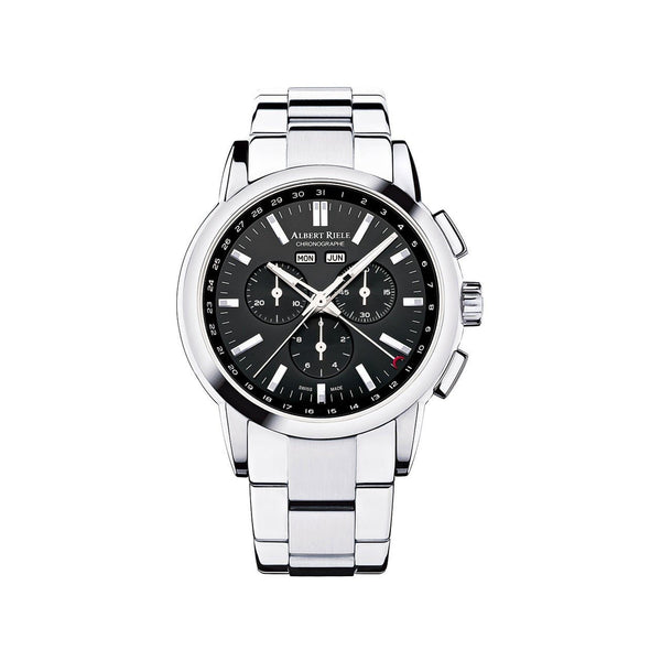 Seiko Men's SNQ147 Albert Riele Stainless Steel Watch