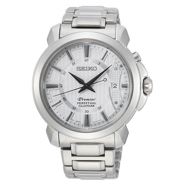 Seiko Men's SNQ155 Premier Stainless Steel Watch