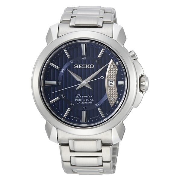 Seiko Men's SNQ157 Premier Stainless Steel Watch