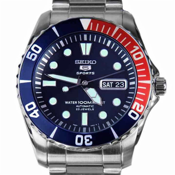 Seiko Men's SNZF15 Series 5 Sports Stainless Steel Watch