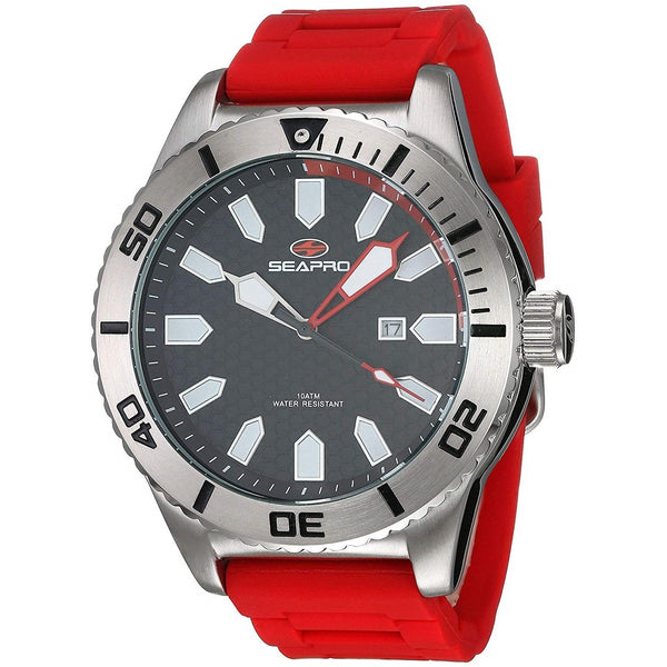 Seapro Men's SP1311 Brigade Red Silicone Watch
