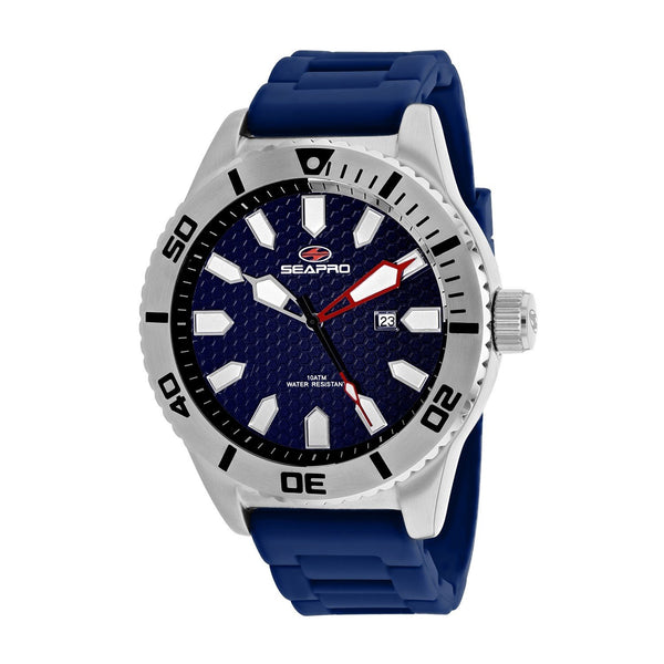 Seapro Men's SP1313 Brigade Blue Silicone Watch