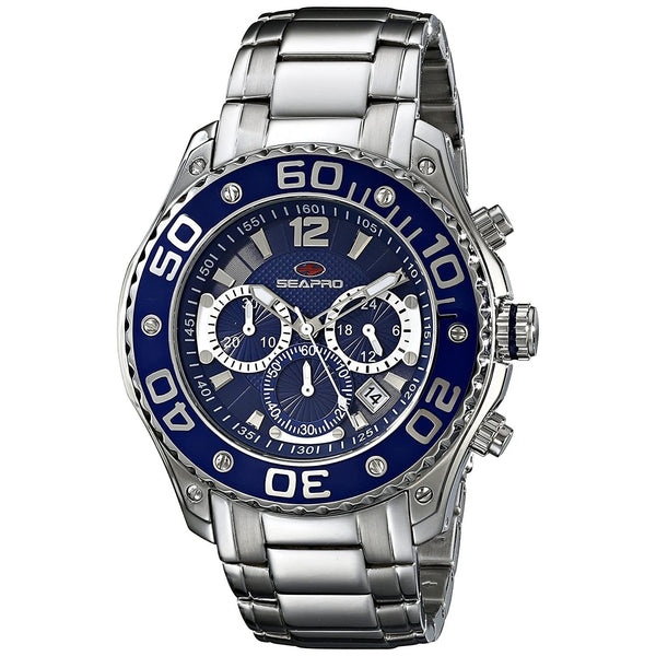 Seapro Men's SP1325 Dive Chronograph Stainless Steel Watch