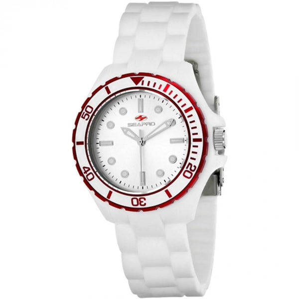 Seapro Women's SP3215 Spring White Silicone Watch