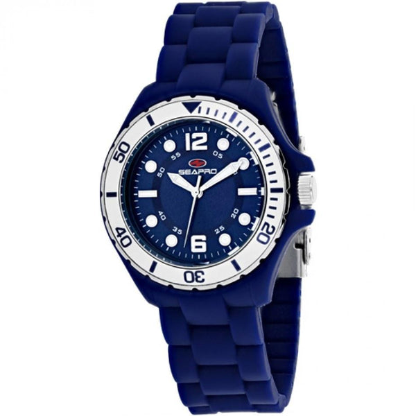 Seapro Women's SP3217 Spring Blue Silicone Watch