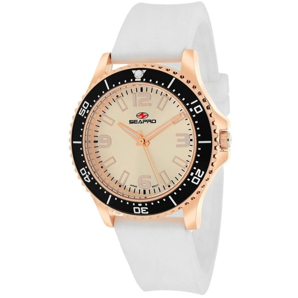 Seapro Women's SP5418 Tideway White Silicone Watch