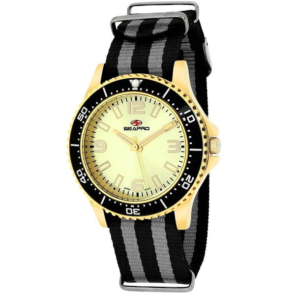 Seapro Women's SP5419NBK Tideway Two-Tone Nylon Watch