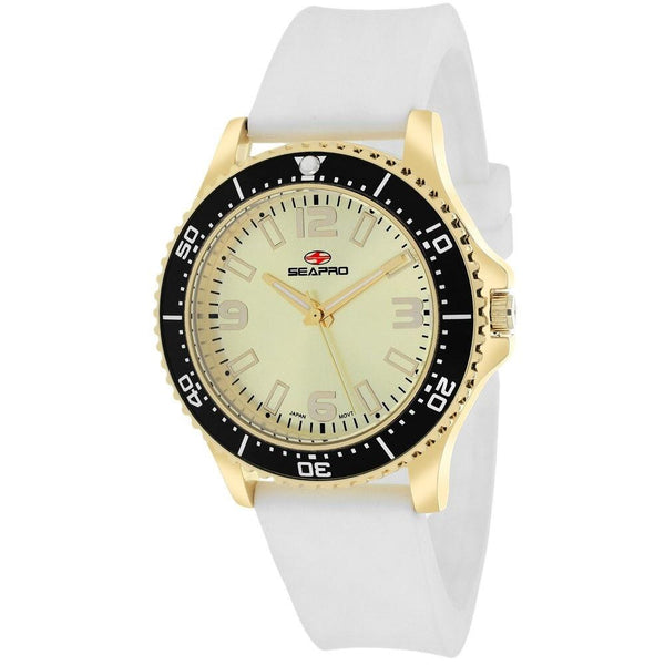 Seapro Women's SP5419 Tideway White Silicone Watch