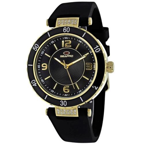 Seapro Women's SP6412 Seductive Black Silicone Watch