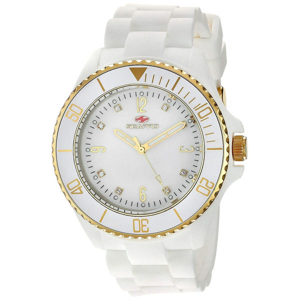 Seapro Women's SP7411 Sea Bubble White Silicone Watch