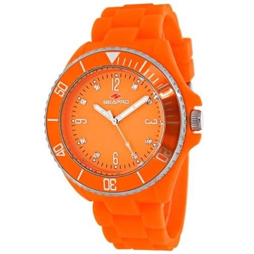 Seapro Women's SP7415 Bubble Orange Silicone Watch