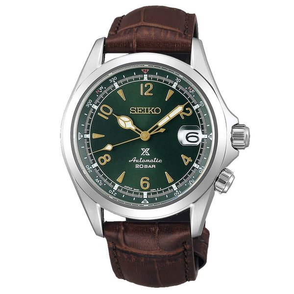 Seiko Men's SPB121J1 Prospex Brown Leather Watch