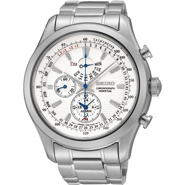 Seiko Men's SPC123 Neo Chronograph Stainless Steel Watch