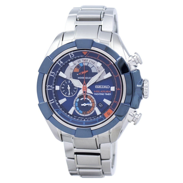 Seiko Men's SPC143 Velatura Chronograph Stainless Steel Watch