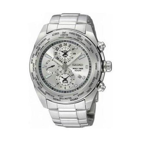Seiko Men's SPL029 Premier Chronograph Stainless Steel Watch