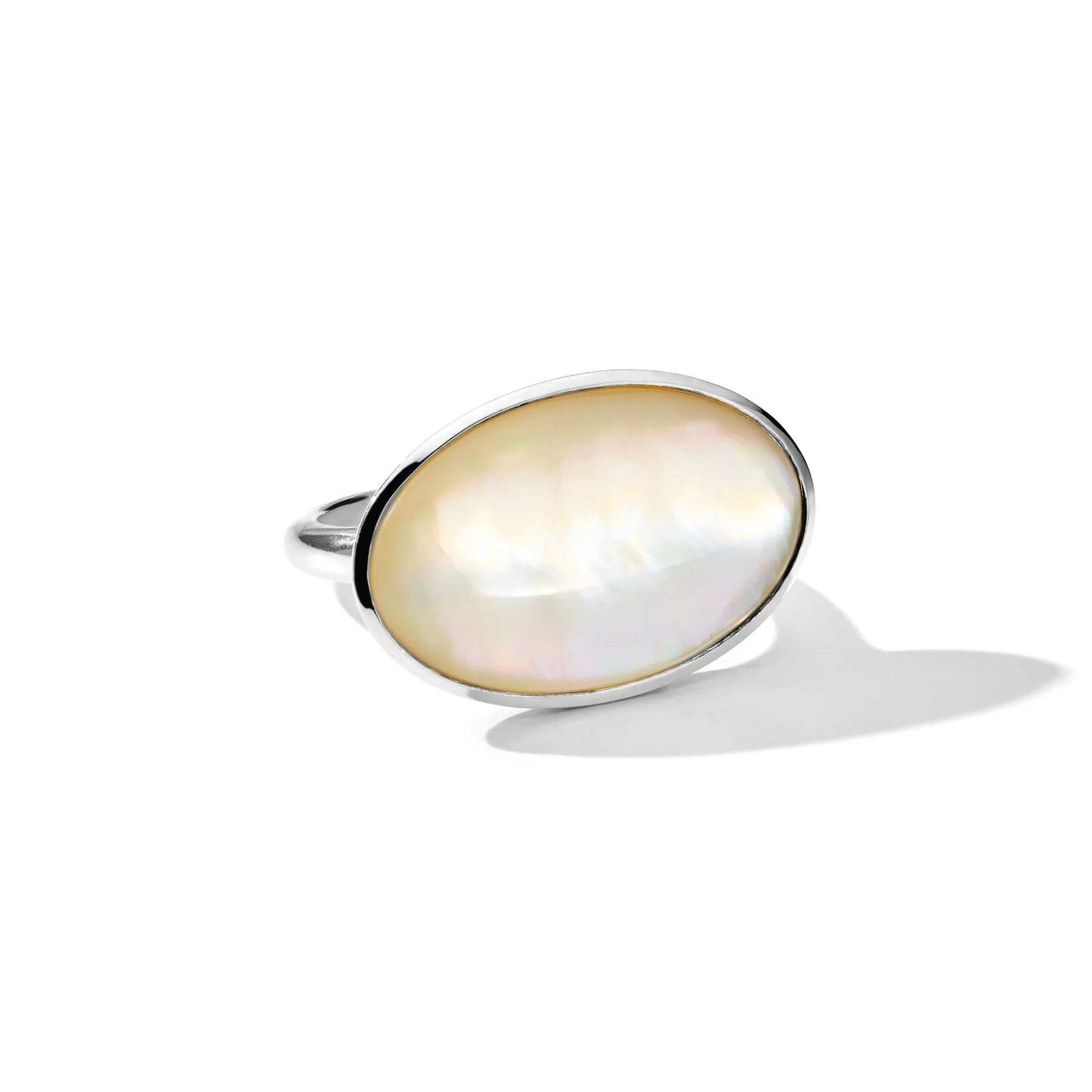Polished Rock Candy Sculptured Large Oval Ring