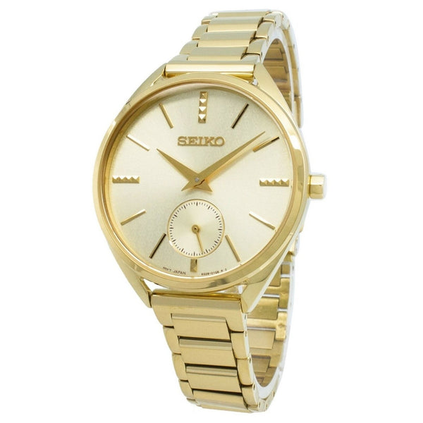 Seiko Women's SRKZ50 Conceptual 50th Anniversary Gold-Tone Stainless Steel Watch
