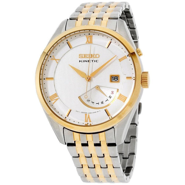 Seiko Men's SRN056 Kinetic Two-Tone Stainless Steel Watch