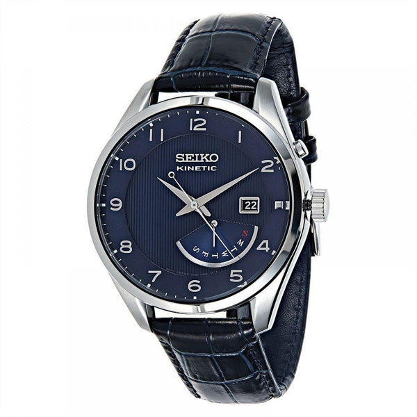 Seiko Men's SRN061 Neo Automatic Blue Leather Watch