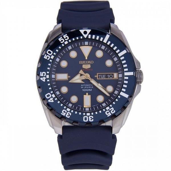 Seiko Men's SRP605K2 Divers Blue Rubber Watch
