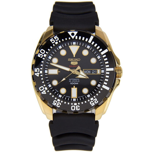 Seiko Men's SRP608J1 Sports Black Resin Watch
