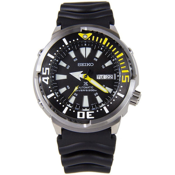 Seiko Men's SRP639 Prospex Black Rubber Watch