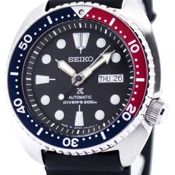Seiko Men's SRP779J1 Prospex Black Rubber Watch