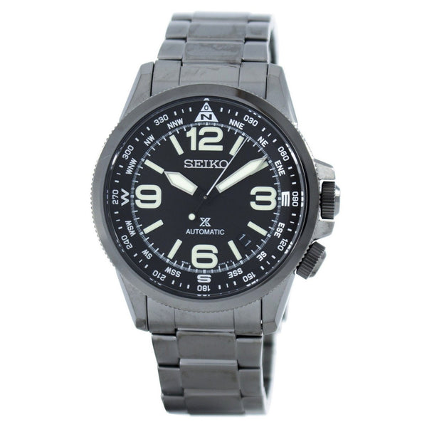 Seiko Men's SRPA73 Prospex Black Stainless Steel Watch