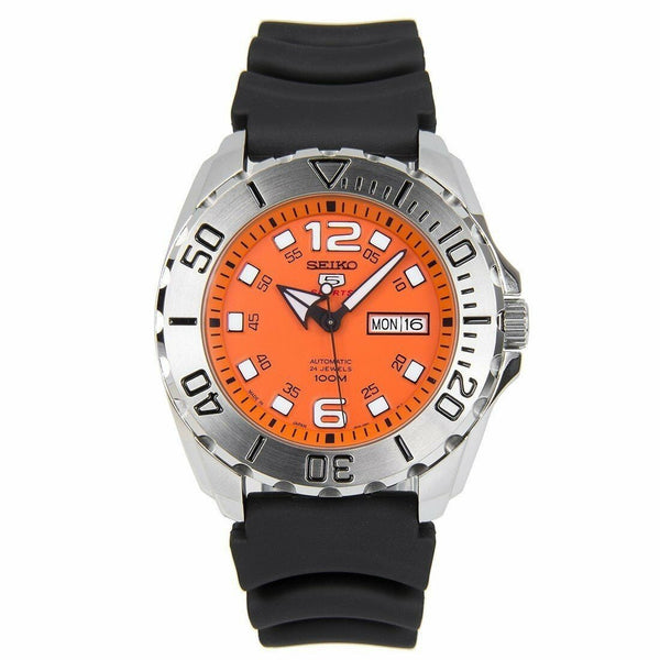Seiko Men's SRPB39J1 Sports Black Rubber Watch
