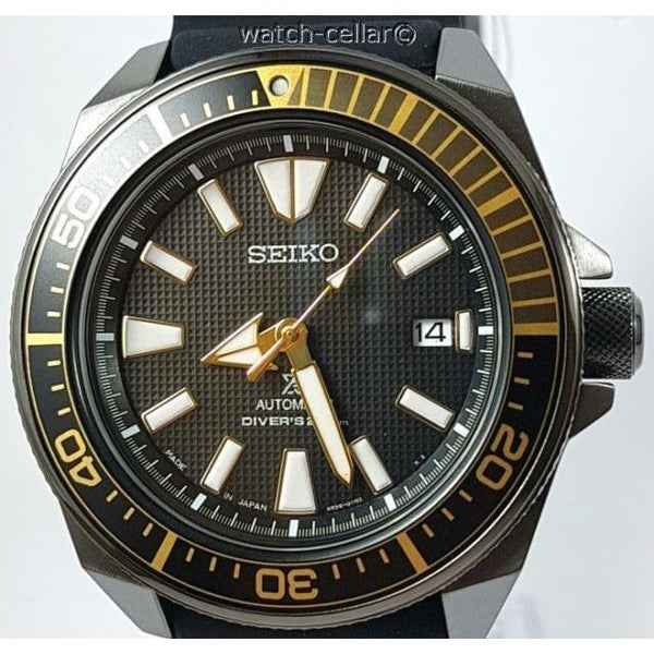 Seiko Men's SRPB55J1 Prospex Scuba Divers Black Rubber Watch