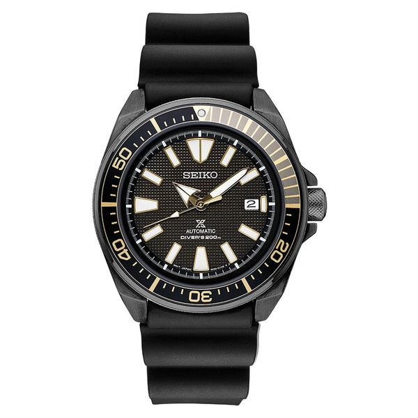 Seiko Men's SRPB55 Prospex Black Rubber Watch