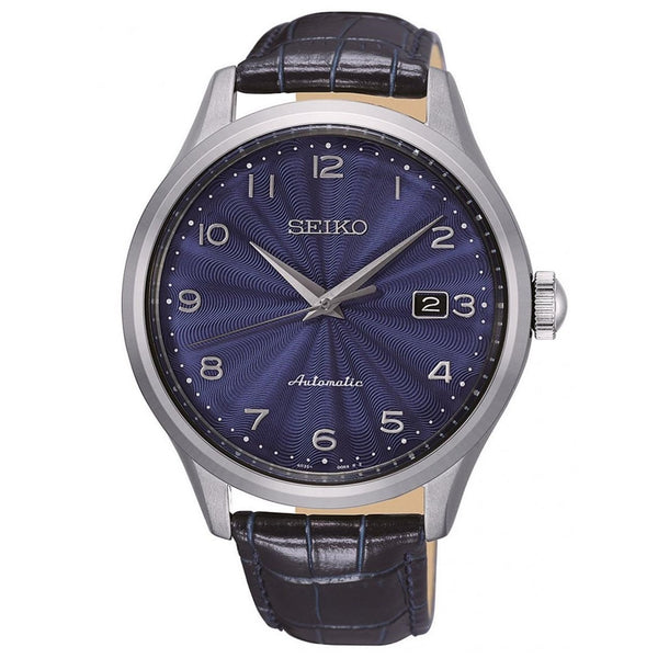 Seiko Men's SRPC21J1 Seiko Automatic Blue Leather Watch