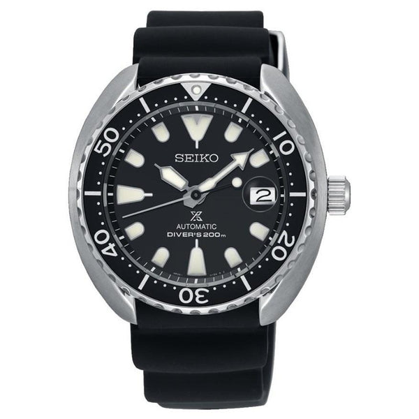 Seiko Men's SRPC37J1 Prospex Black Rubber Watch
