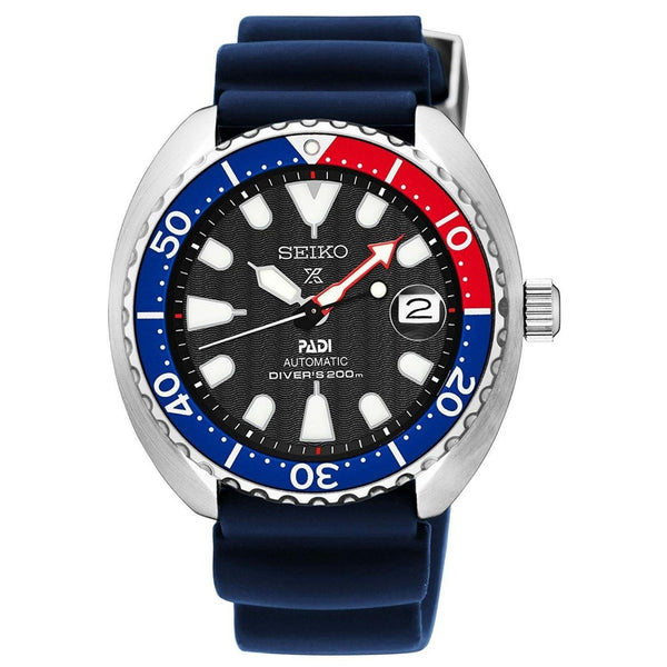 Seiko Men's SRPC41J1 Prospex PADI Blue Silicone Watch