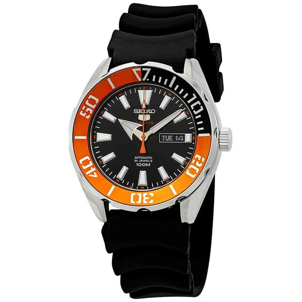 Seiko Men's SRPC59 Sports Black Rubber Watch
