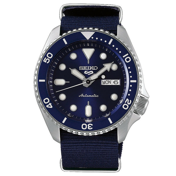Seiko Men's SRPD51K2 Seiko 5 Sports Blue Nylon Watch
