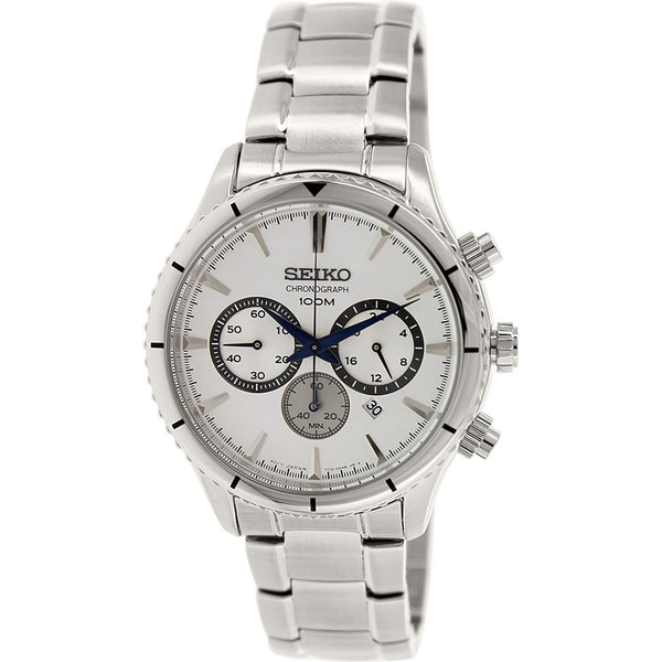 Seiko Men's SRW033 Chronograph Stainless Steel Watch