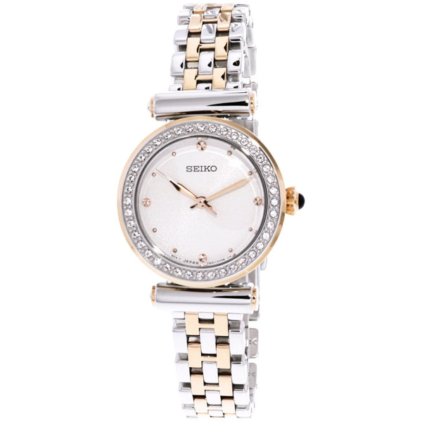 Seiko Women's SRZ466 Classic Crystal Two-Tone Stainless Steel Watch