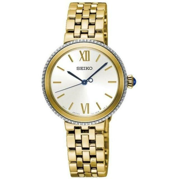 Seiko Women's SRZ512 Classic Gold-Tone Stainless Steel Watch