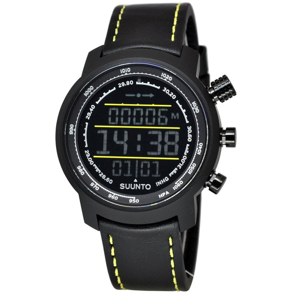 Suunto Men's SS019997000 Elementum Terra Digital Black Leather Watch