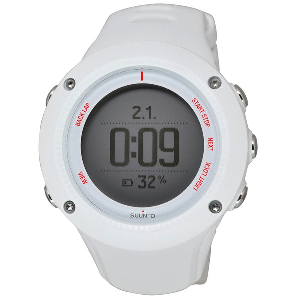 Suunto Men's SS021259000 Ambit3 Digital White Silicone Watch