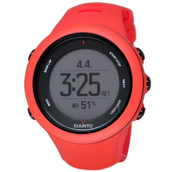 Suunto Women's SS021468000 Ambit3 Digital Red Silicone Watch
