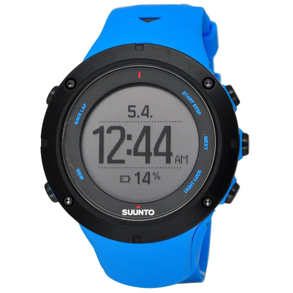 Suunto Men's SS022305000 Ambit3 Digital Blue Silicone Watch