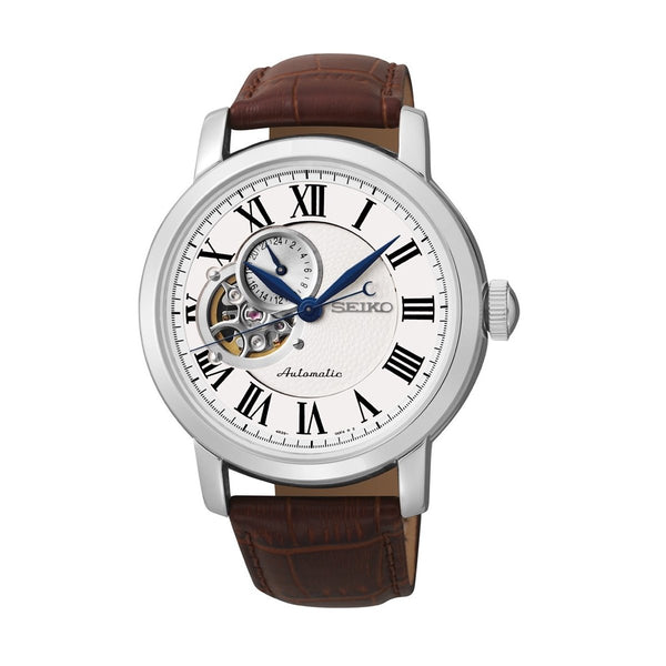 Seiko Men's SSA231 Classic Brown Leather Watch