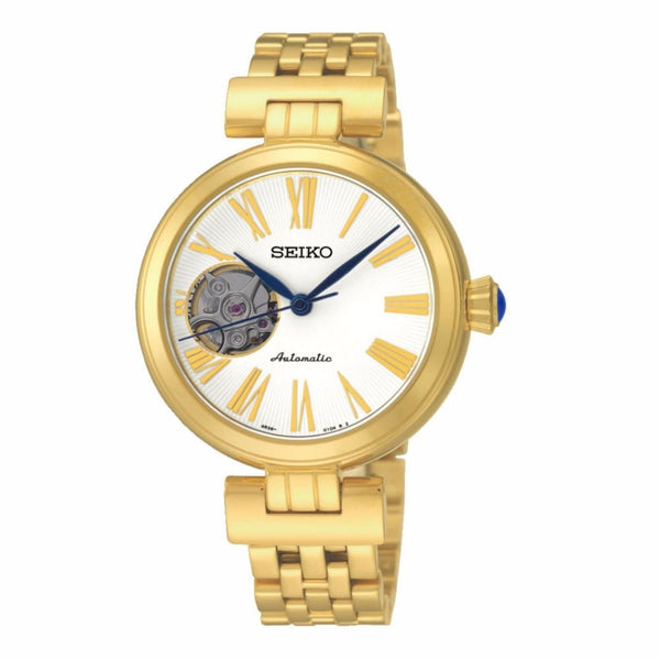 Seiko Women's SSA860 Presage Gold-Tone Stainless Steel Watch
