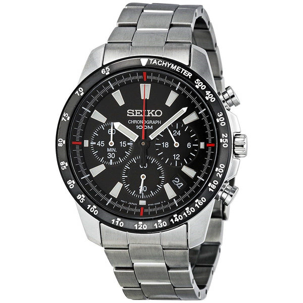 Seiko Men's SSB031 Chronograph Stainless Steel Watch