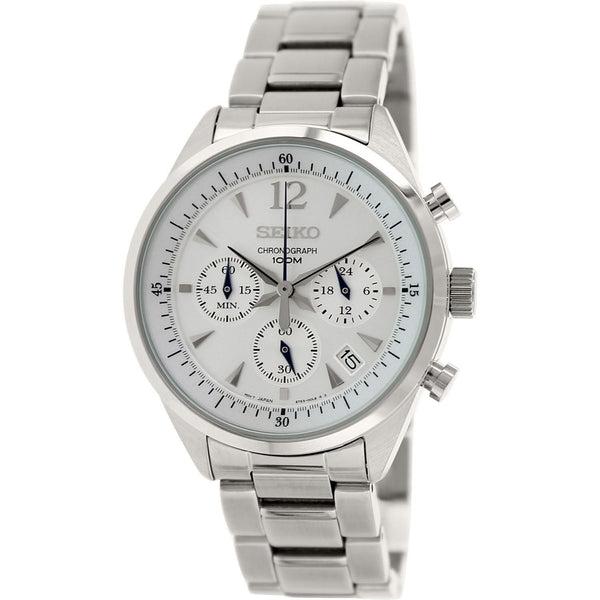 Seiko Men's SSB065 Chronograph Chronograph Stainless Steel Watch